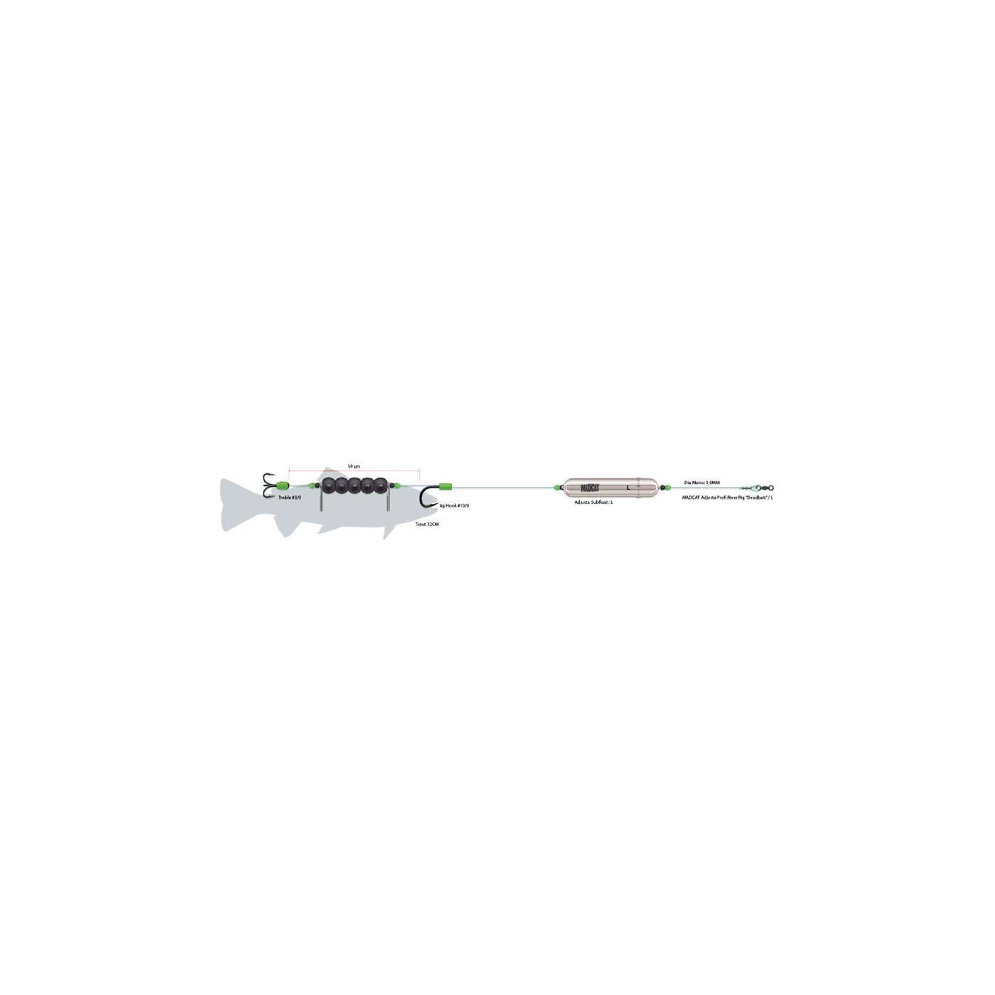 MADCAT PRZYPON ADJUSTA PROFI RIVER RIG DEADBAIT 180CM 1.00MM 3/0+10/0 60G - Centrum wędkarskie - Sklep wędkarski Jarofishing MADCAT PRZYPON ADJUSTA PROFI RIVER RIG DEADBAIT 180CM 1.00MM 3/0+10/0 60G - Centrum wędkarskie - Sklep wędkarski Jarofishing