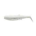 Guma Savage Gear Cannibal Shad 8cm White Flash - Centrum wędkarskie - Sklep wędkarski Jarofishing