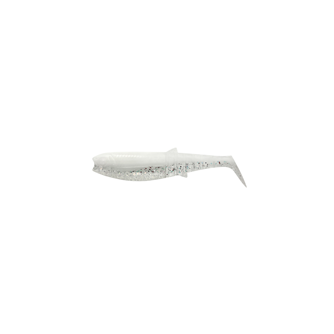 Guma Savage Gear Cannibal Shad 10cm White Flash - Centrum wędkarskie - Sklep wędkarski Jarofishing
