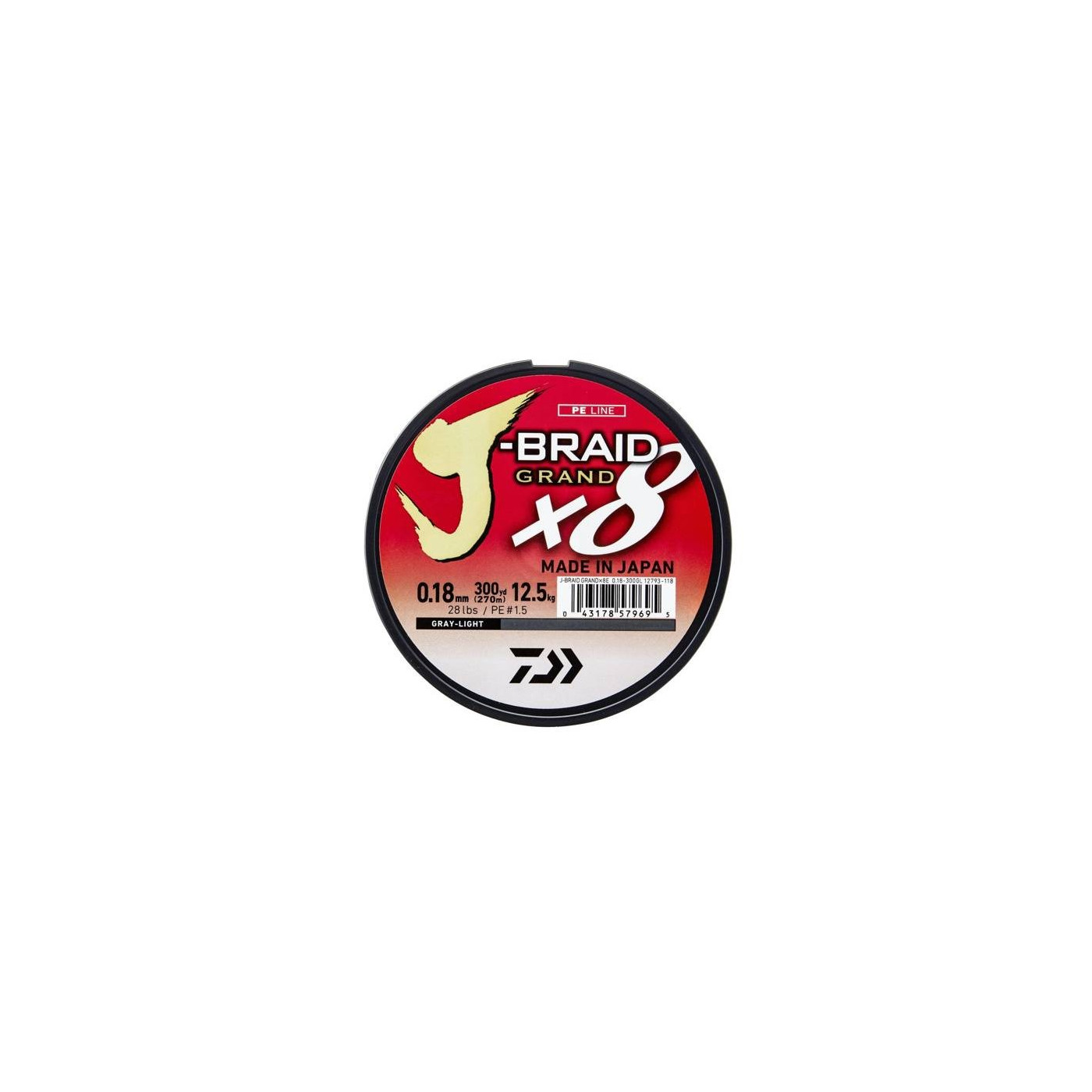 Plecionka Daiwa J-Braid Grand LIGHT GREY X8 0.20mm - Centrum wędkarskie - Sklep wędkarski Jarofishing Plecionka Daiwa J-Braid Grand LIGHT GREY X8 0.20mm - Centrum wędkarskie - Sklep wędkarski Jarofishing