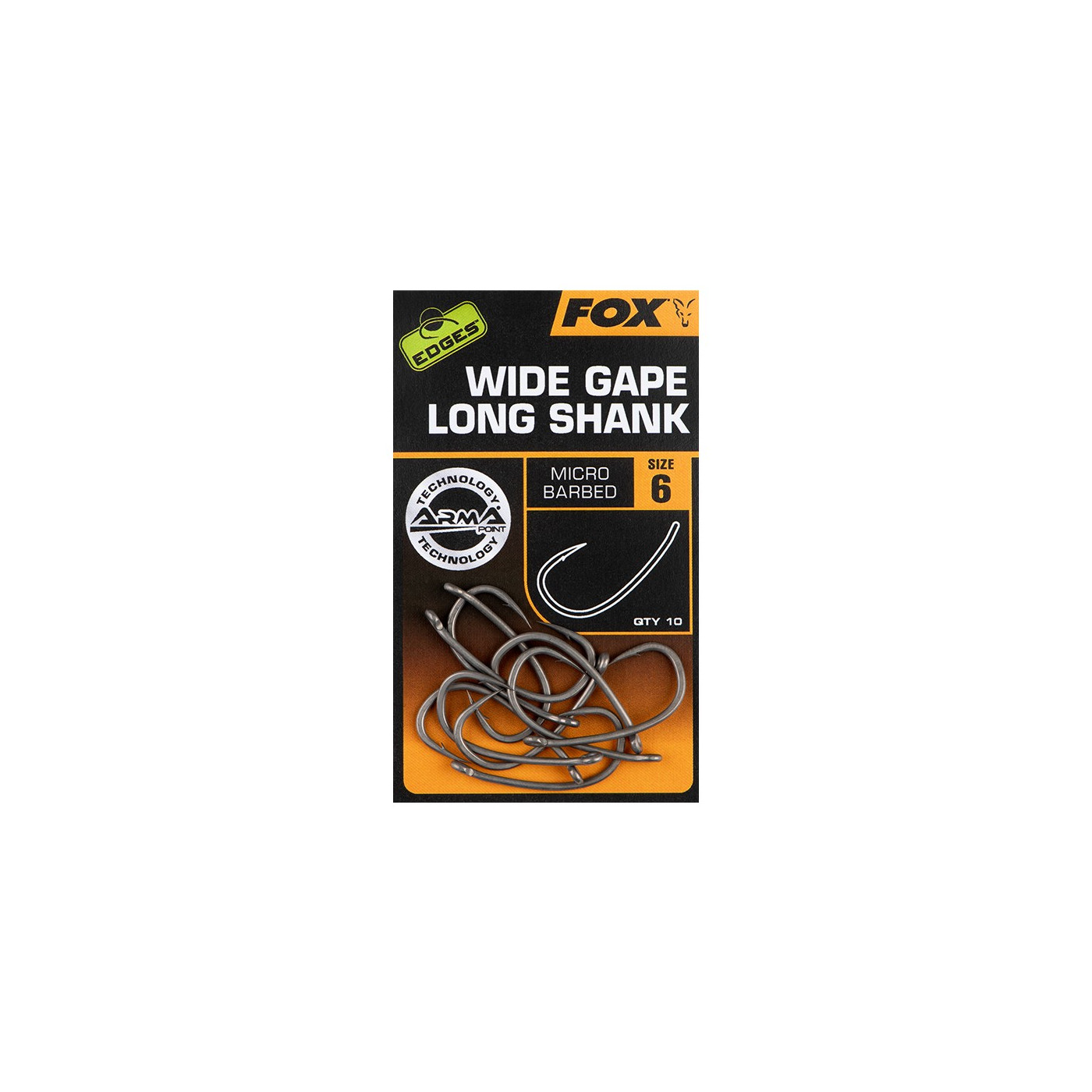 Haczyki Fox Edges Armapoint Wide Gape Long Shank Roz. 4 - Centrum wędkarskie - Sklep wędkarski Jarofishing Haczyki Fox Edges Armapoint Wide Gape Long Shank Roz. 4 - Centrum wędkarskie - Sklep wędkarski Jarofishing