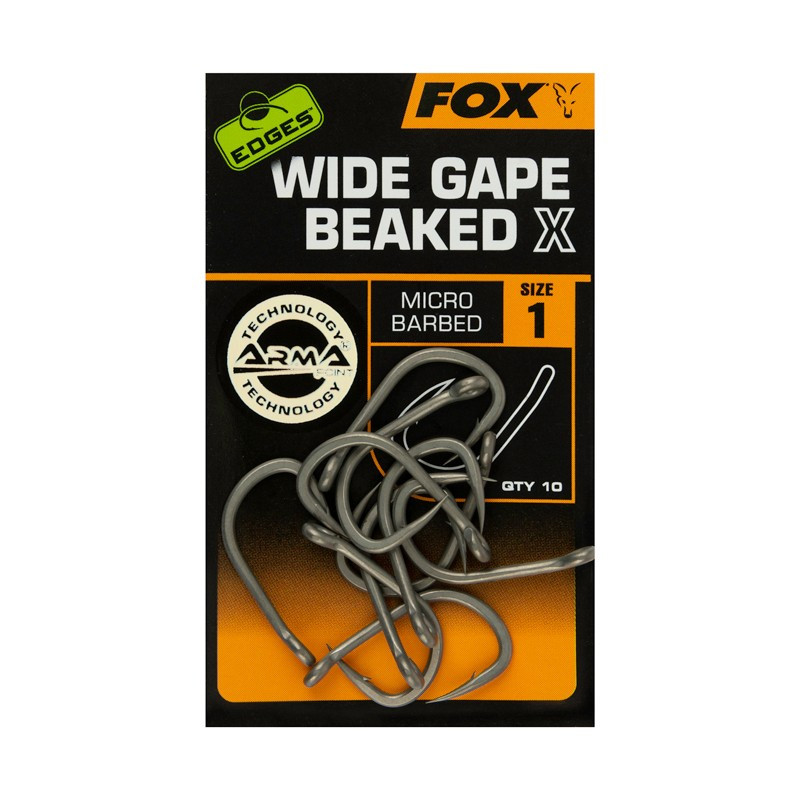 Haczyki Fox Edges Armapoint Wide Gape Beaked X Roz. 4 - Centrum wędkarskie - Sklep wędkarski Jarofishing Haczyki Fox Edges Armapoint Wide Gape Beaked X Roz. 4 - Centrum wędkarskie - Sklep wędkarski Jarofishing