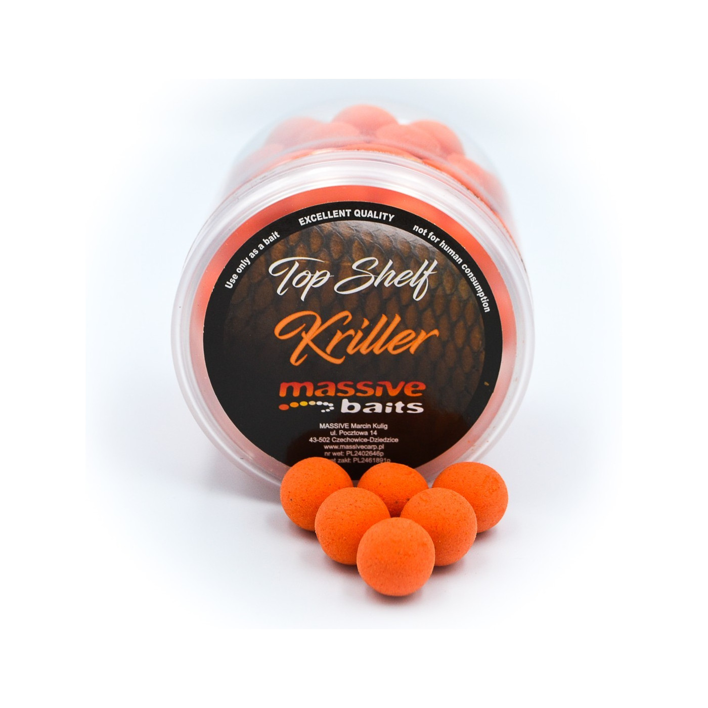 Kulki Pop-Up Massive Baits Kriller Roz.18mm - Centrum wędkarskie - Sklep wędkarski Jarofishing Kulki Pop-Up Massive Baits Kriller Roz.18mm - Centrum wędkarskie - Sklep wędkarski Jarofishing