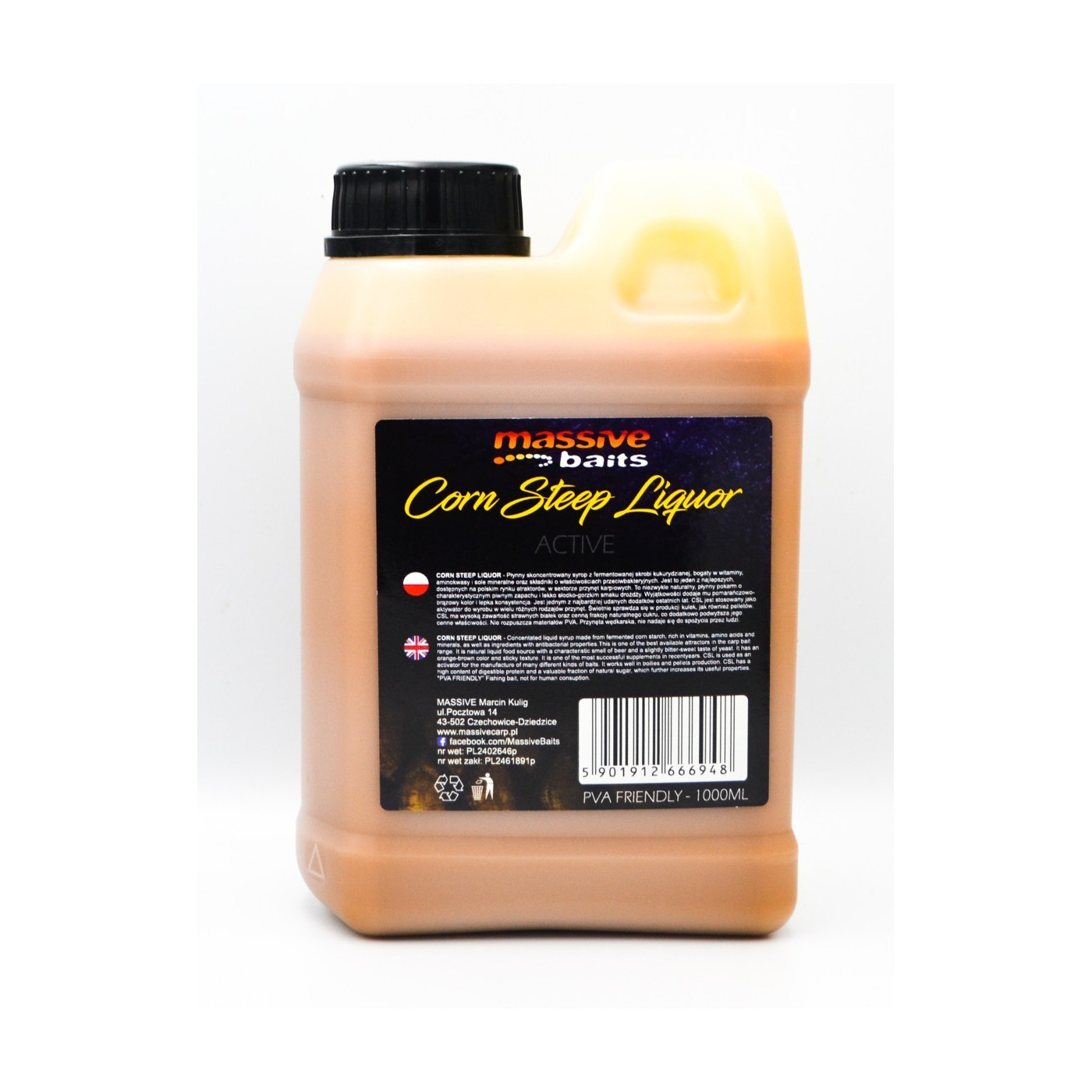 Liquid Massive Baits Corn Steep Liquor 1L - Centrum wędkarskie - Sklep wędkarski Jarofishing Liquid Massive Baits Corn Steep Liquor 1L - Centrum wędkarskie - Sklep wędkarski Jarofishing