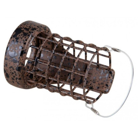 Koszyk Zanętowy Ms Range De Luxe Feeder Small 50g, Brown - Centrum wędkarskie - Sklep wędkarski Jarofishing