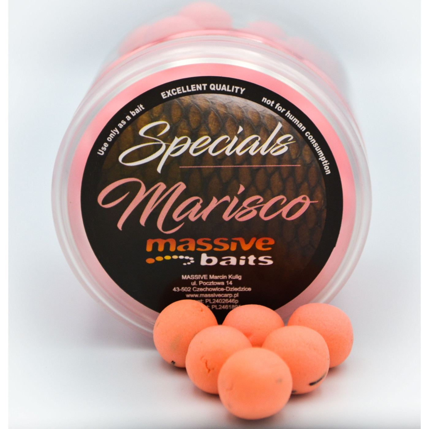 Kulki Pop-Up Massive Baits Marisco Roz.14mm - Centrum wędkarskie - Sklep wędkarski Jarofishing Kulki Pop-Up Massive Baits Marisco Roz.14mm - Centrum wędkarskie - Sklep wędkarski Jarofishing