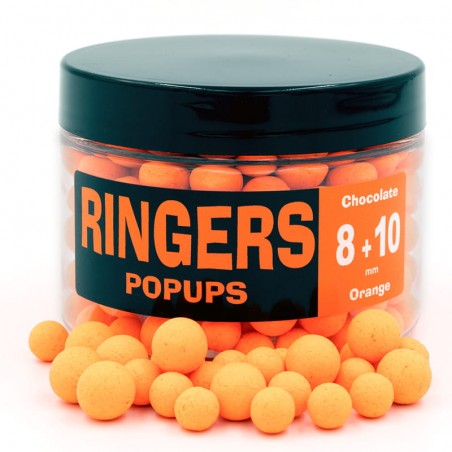 Kulki Pop-Up Ringers Orange Chocolate - 8+10mm