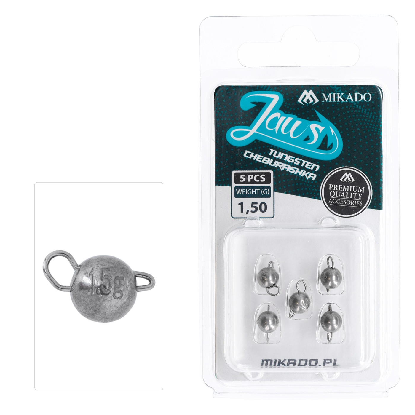 CHEBURASHKA - WOLFRAMOWA JAWS 1.5g - op.5szt. - Centrum wędkarskie - Sklep wędkarski Jarofishing CHEBURASHKA - WOLFRAMOWA JAWS 1.5g - op.5szt. - Centrum wędkarskie - Sklep wędkarski Jarofishing