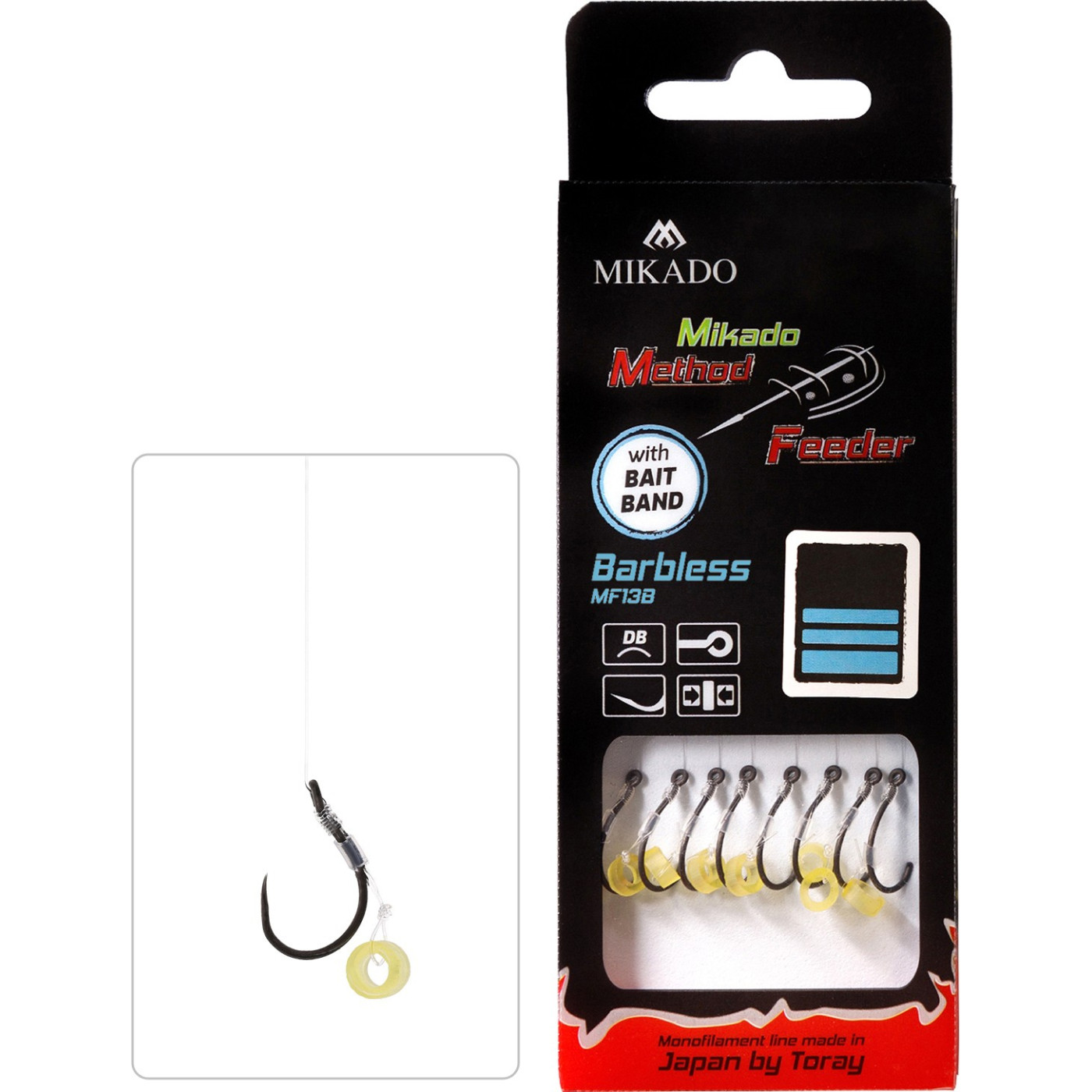 Haczyki z przyponem Mikado Method Feeder MF Bez Zadziora na żyłce roz.10 - Centrum wędkarskie - Sklep wędkarski Jarofishing Haczyki z przyponem Mikado Method Feeder MF Bez Zadziora na żyłce roz.10 - Centrum wędkarskie - Sklep wędkarski Jarofishing