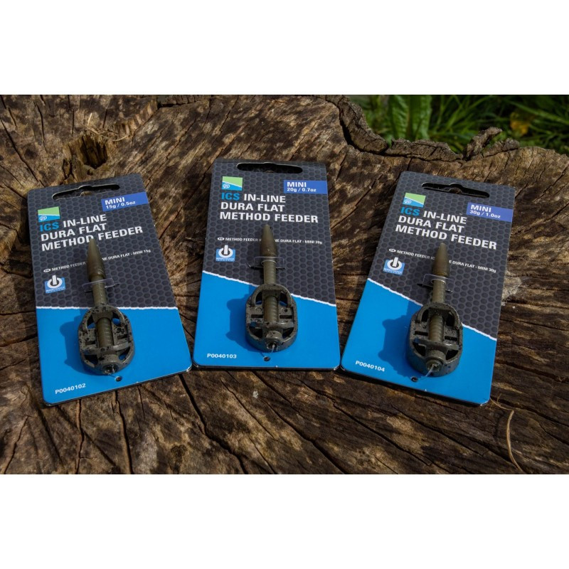 Koszyk Preston ICS In-Line Dura Flat Method - Mini - 30g - Centrum wędkarskie - Sklep wędkarski Jarofishing