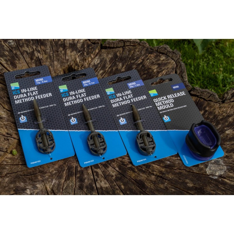 Koszyk Preston ICS In-Line Dura Flat Method - Mini - 30g - Centrum wędkarskie - Sklep wędkarski Jarofishing