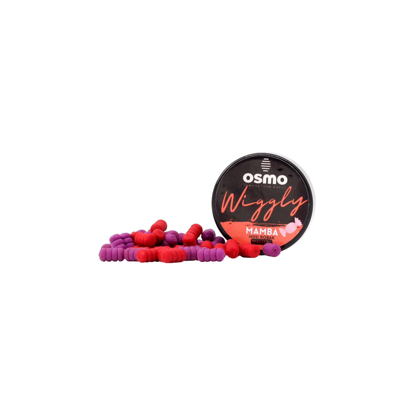 Przynęta Osmo Mini Robak Wiggly Wafters 12x6mm - MAMBA - Centrum wędkarskie - Sklep wędkarski Jarofishing