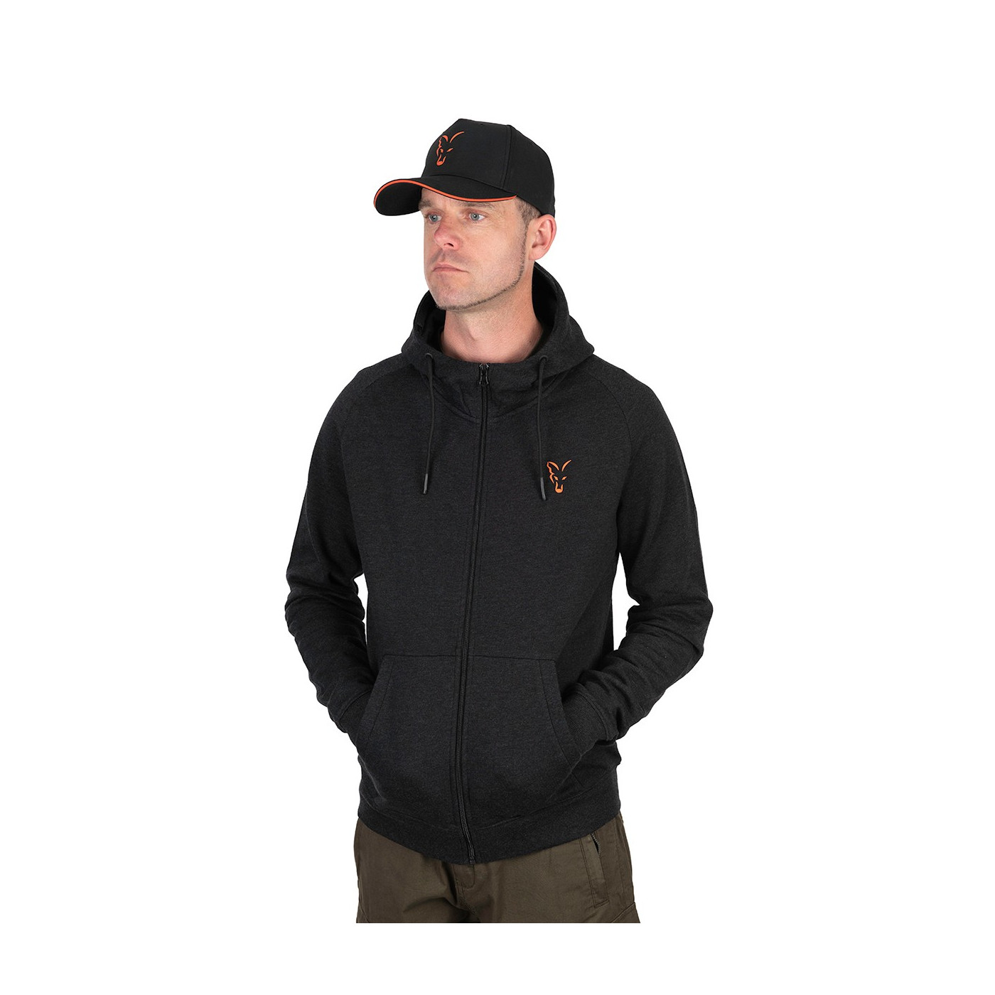 Bluza Fox LW Hoodie Black & Orange Roz.L - Centrum wędkarskie - Sklep wędkarski Jarofishing Bluza Fox LW Hoodie Black & Orange Roz.L - Centrum wędkarskie - Sklep wędkarski Jarofishing