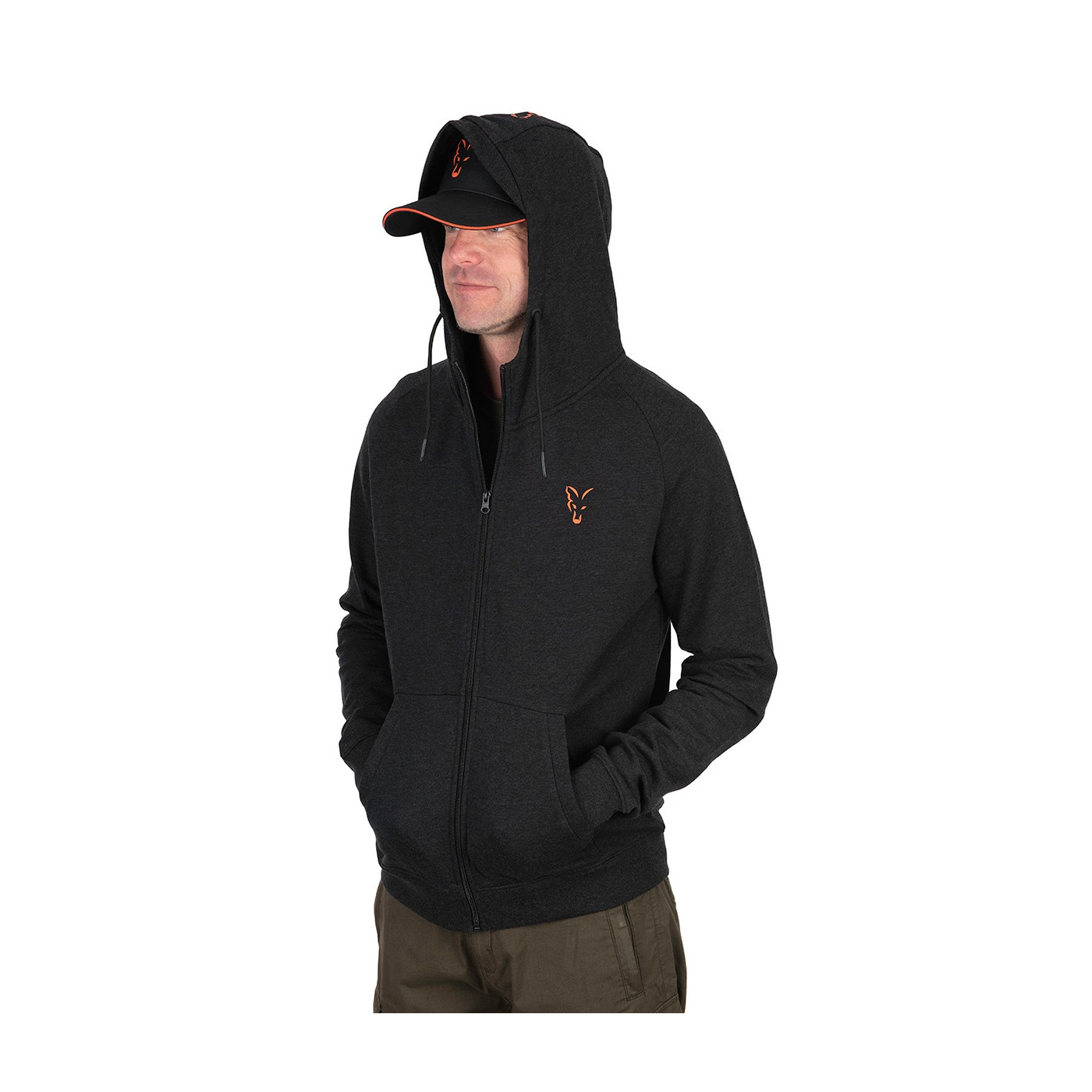 Bluza Fox LW Hoodie Black & Orange Roz.L - Centrum wędkarskie - Sklep wędkarski Jarofishing Bluza Fox LW Hoodie Black & Orange Roz.L - Centrum wędkarskie - Sklep wędkarski Jarofishing