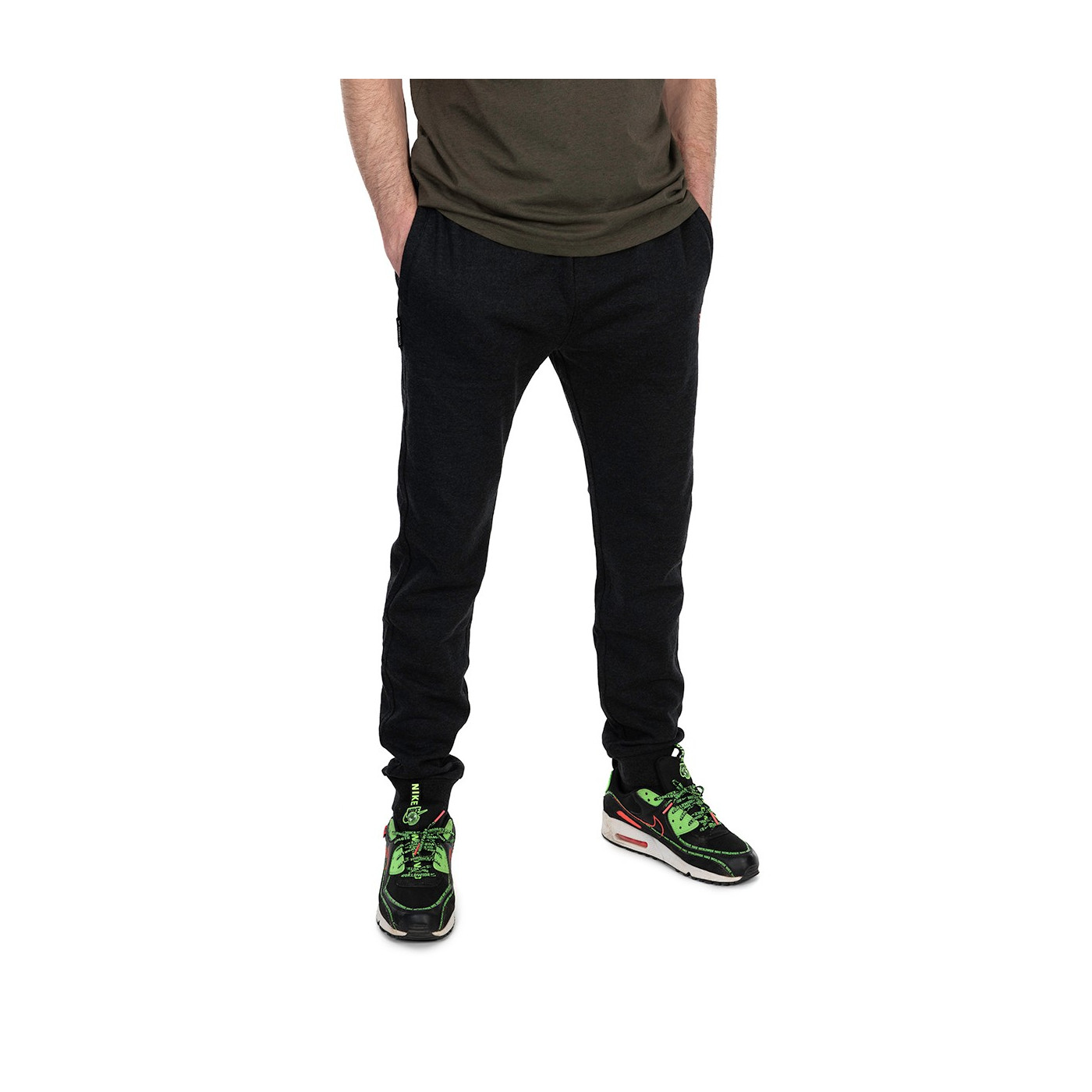 Spodnie Fox LW Joggers Black & Orange Roz.XXL - Centrum wędkarskie - Sklep wędkarski Jarofishing