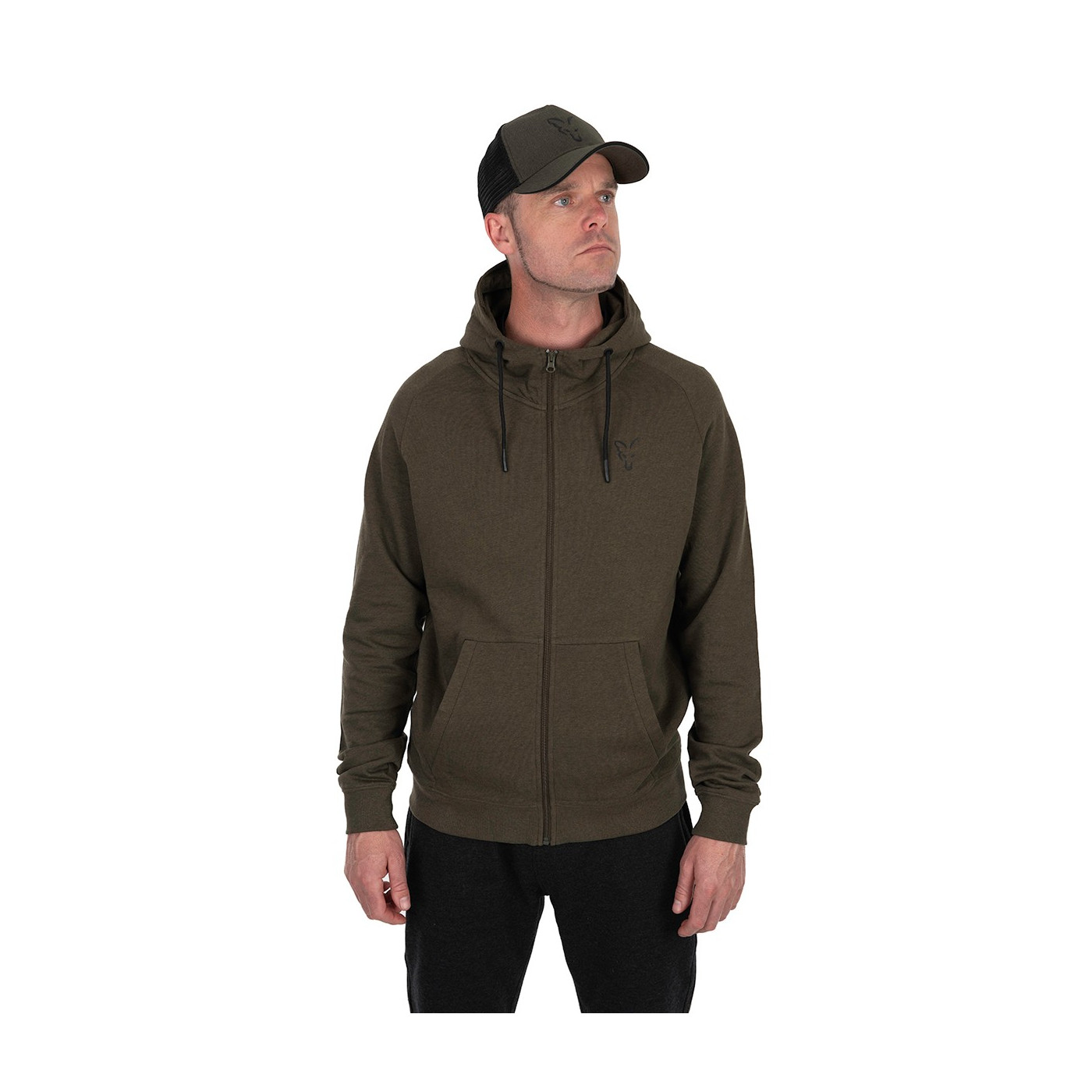 Bluza Fox LW Hoodie Green & Black Roz.S - Centrum wędkarskie - Sklep wędkarski Jarofishing Bluza Fox LW Hoodie Green & Black Roz.S - Centrum wędkarskie - Sklep wędkarski Jarofishing