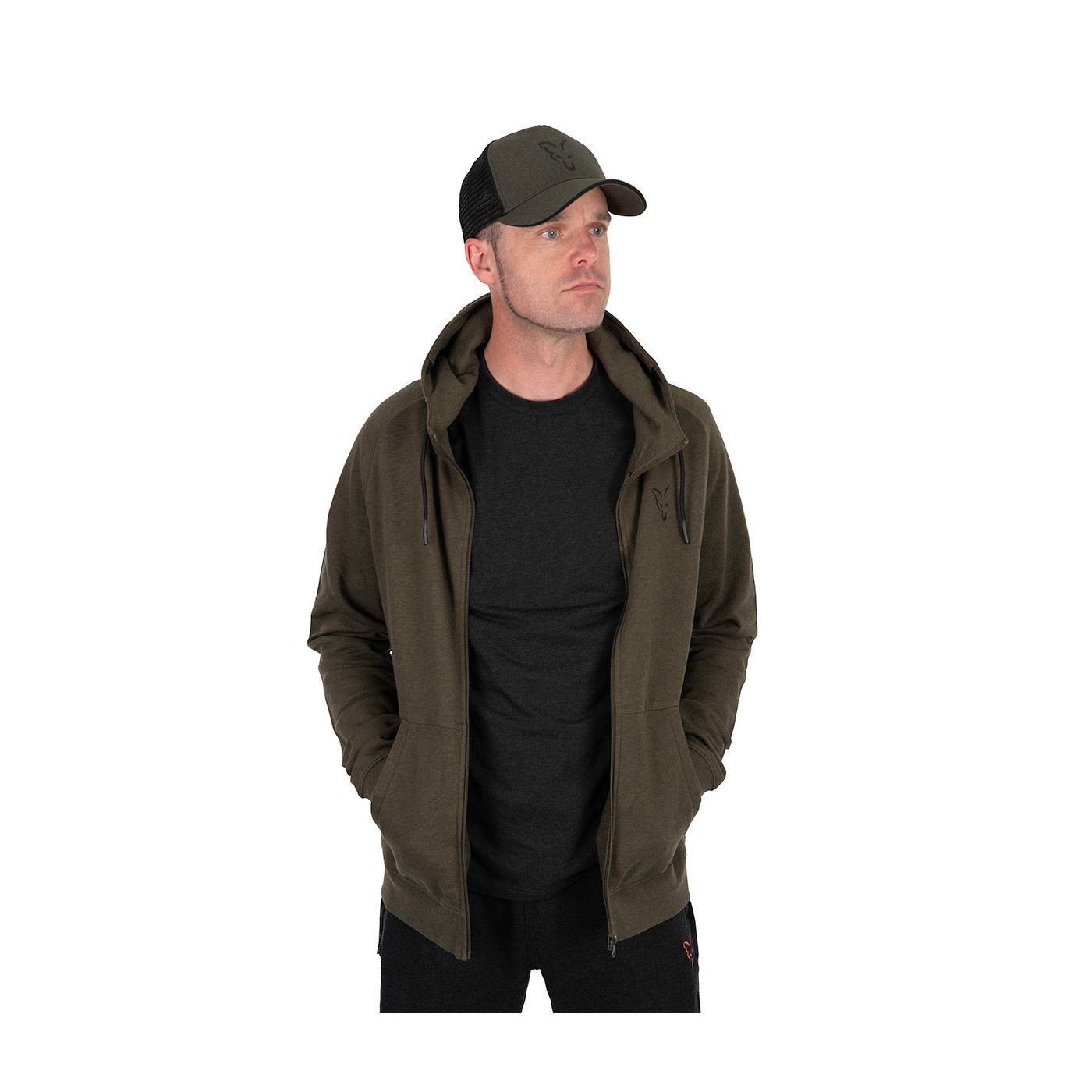 Bluza Fox LW Hoodie Green & Black Roz.L - Centrum wędkarskie - Sklep wędkarski Jarofishing Bluza Fox LW Hoodie Green & Black Roz.L - Centrum wędkarskie - Sklep wędkarski Jarofishing
