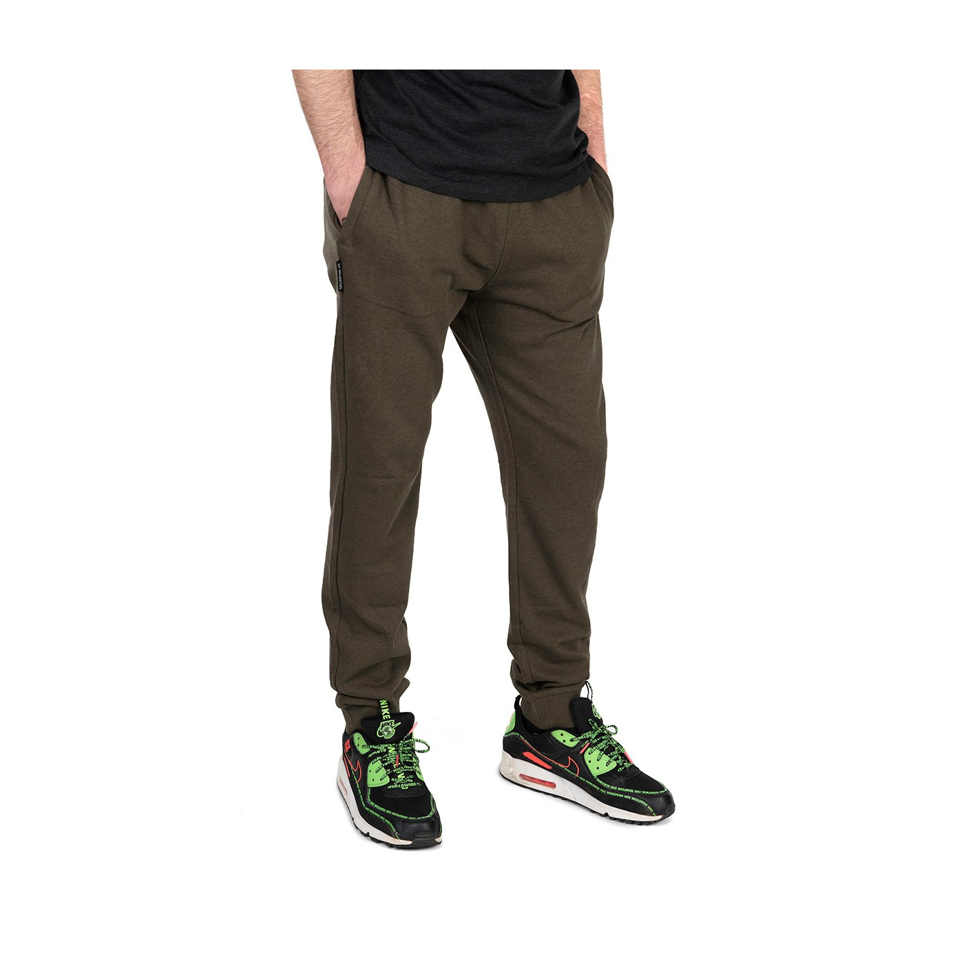 Spodnie Fox LW Joggers Green & Black Roz.L - Centrum wędkarskie - Sklep wędkarski Jarofishing