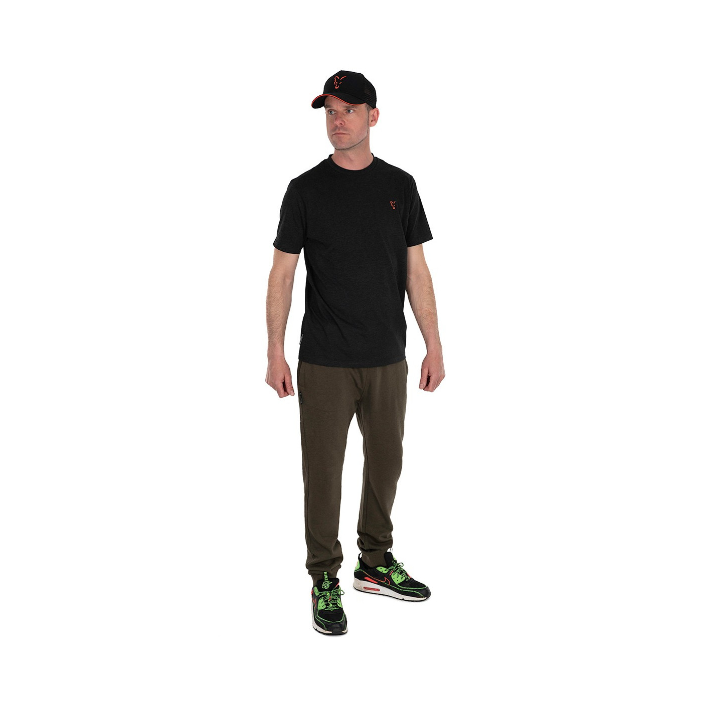 Koszulka Fox T Black & Orange Roz.XL - Centrum wędkarskie - Sklep wędkarski Jarofishing Koszulka Fox T Black & Orange Roz.XL - Centrum wędkarskie - Sklep wędkarski Jarofishing