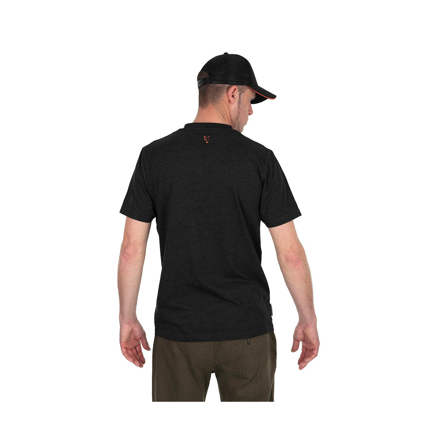 Koszulka Fox T Black & Orange Roz.XXXL - Centrum wędkarskie - Sklep wędkarski Jarofishing
