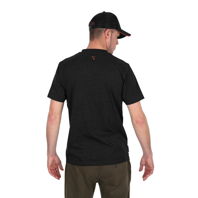 Koszulka Fox T Black & Orange Roz.XXXL - Centrum wędkarskie - Sklep wędkarski Jarofishing