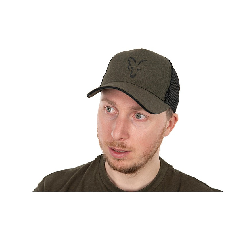 Czapka Fox Trucker Cap Green & Black - Centrum wędkarskie - Sklep wędkarski Jarofishing Czapka Fox Trucker Cap Green & Black - Centrum wędkarskie - Sklep wędkarski Jarofishing