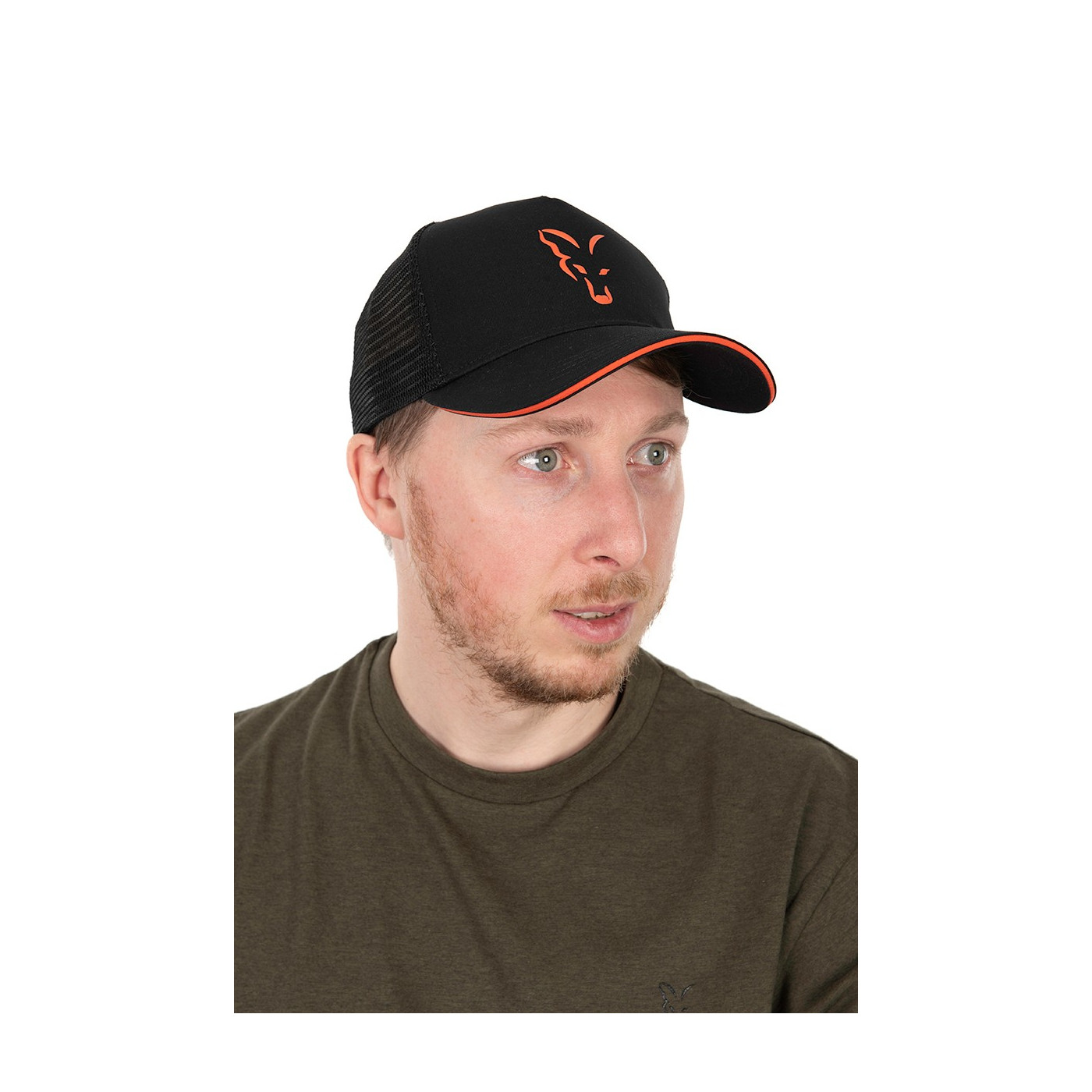 Czapka Fox Trucker Cap Black & Orange. - Centrum wędkarskie - Sklep wędkarski Jarofishing Czapka Fox Trucker Cap Black & Orange. - Centrum wędkarskie - Sklep wędkarski Jarofishing