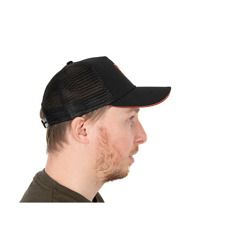 Czapka Fox Trucker Cap Black & Orange. - Centrum wędkarskie - Sklep wędkarski Jarofishing Czapka Fox Trucker Cap Black & Orange. - Centrum wędkarskie - Sklep wędkarski Jarofishing