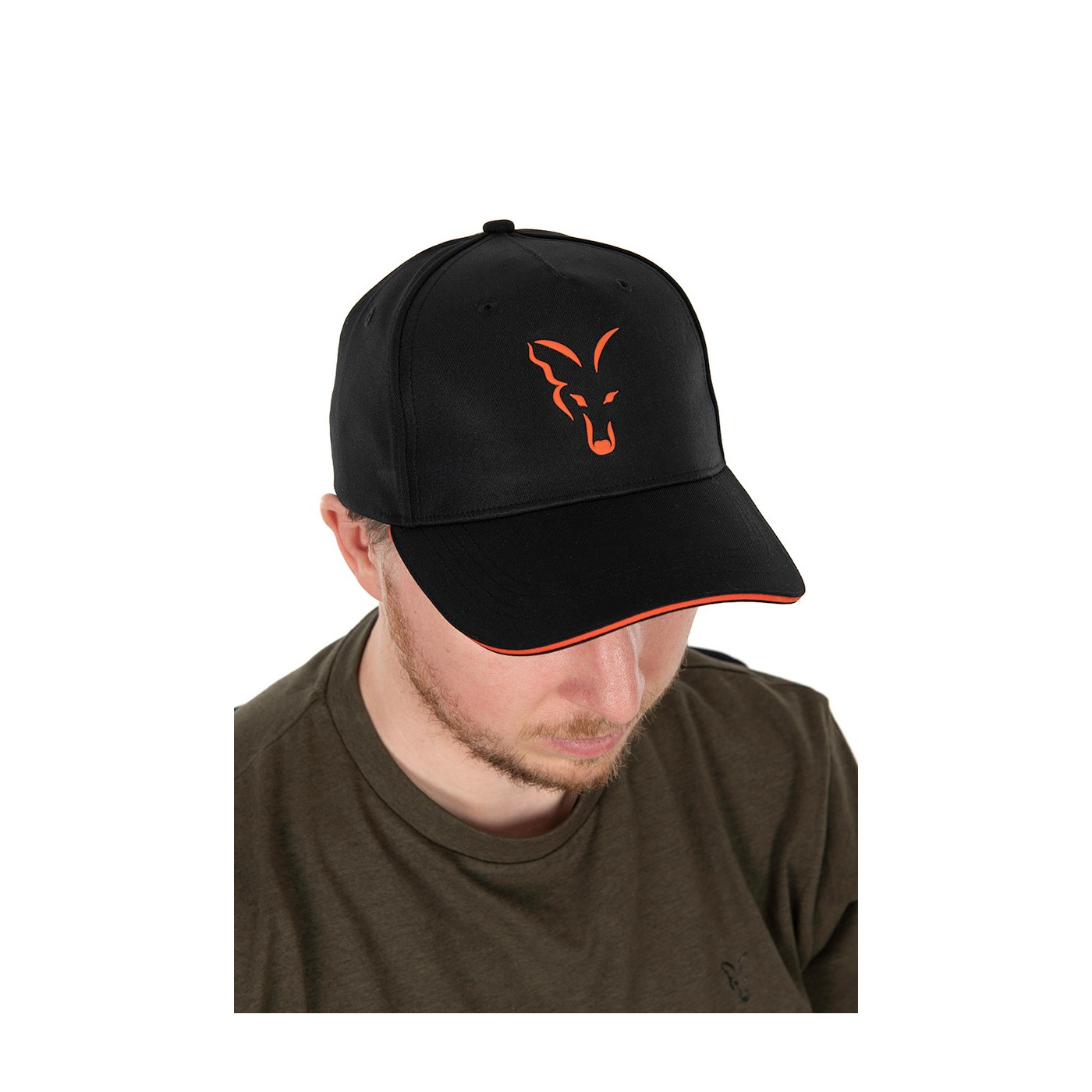 Czapka Fox BaseBall Cap Black & Orange - Centrum wędkarskie - Sklep wędkarski Jarofishing Czapka Fox BaseBall Cap Black & Orange - Centrum wędkarskie - Sklep wędkarski Jarofishing