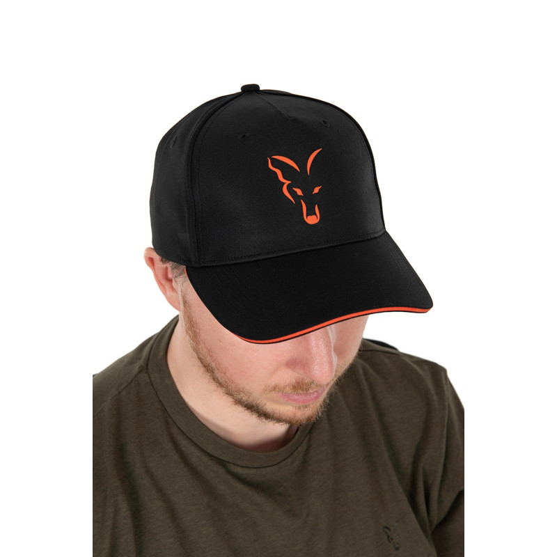 Czapka Fox BaseBall Cap Black & Orange - Centrum wędkarskie - Sklep wędkarski Jarofishing Czapka Fox BaseBall Cap Black & Orange - Centrum wędkarskie - Sklep wędkarski Jarofishing