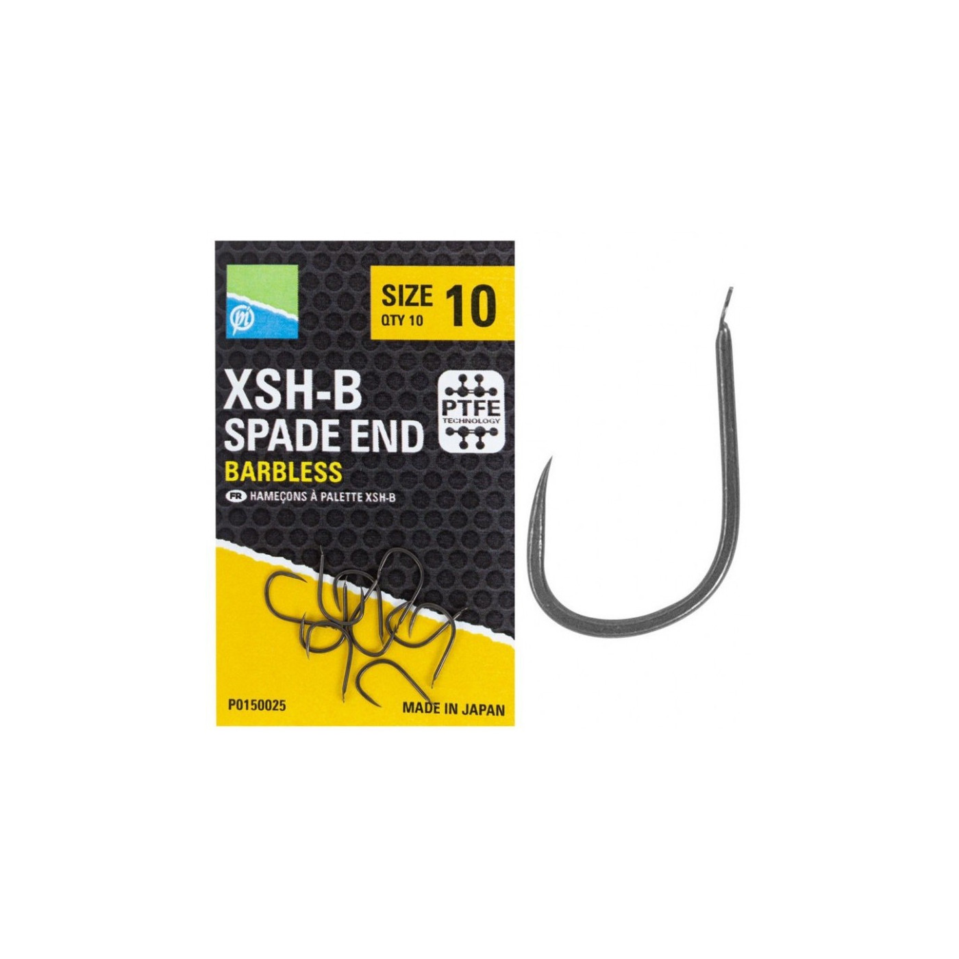 Haczyki Preston Natural XSH-B Barbless Spade End - roz.10 - Centrum wędkarskie - Sklep wędkarski Jarofishing