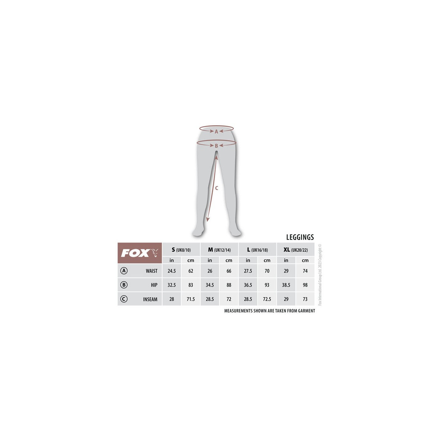 Leginsy Fox WC Leggins Roz.XL / 18-20 - Centrum wędkarskie - Sklep wędkarski Jarofishing