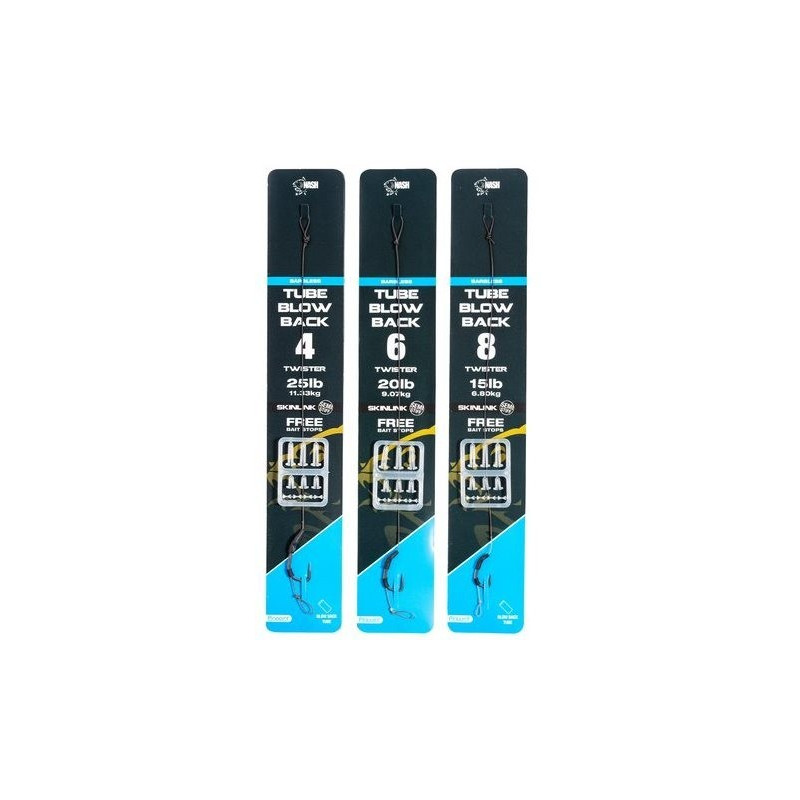 Nash Ready Rigs Tube Blow Back Rig (BARBLESS) ROZ.4 - Centrum wędkarskie - Sklep wędkarski Jarofishing Nash Ready Rigs Tube Blow Back Rig (BARBLESS) ROZ.4 - Centrum wędkarskie - Sklep wędkarski Jarofishing