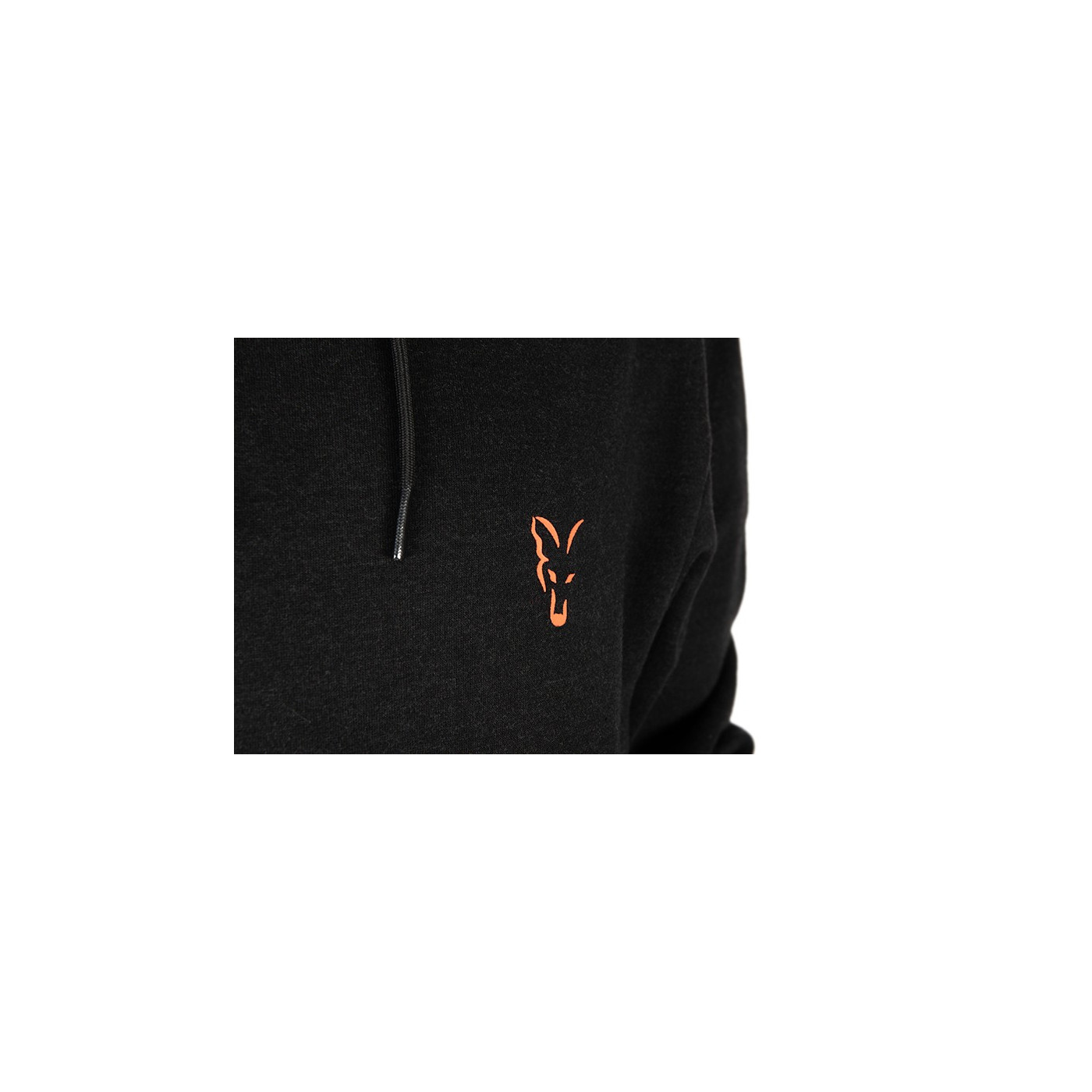 Bluza FOX COLLECTION HOODY BLACK & ORANGE Roz.XL - Centrum wędkarskie - Sklep wędkarski Jarofishing