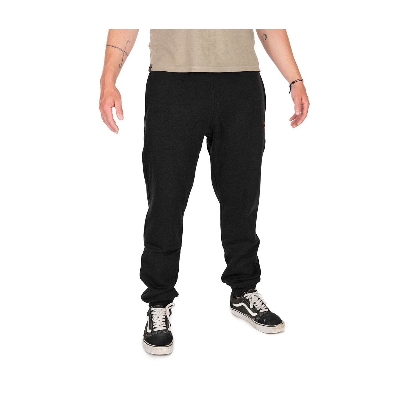 Spodnie Fox COLLECTION JOGGERS BLACK & ORANGE Roz.XL - Centrum wędkarskie - Sklep wędkarski Jarofishing
