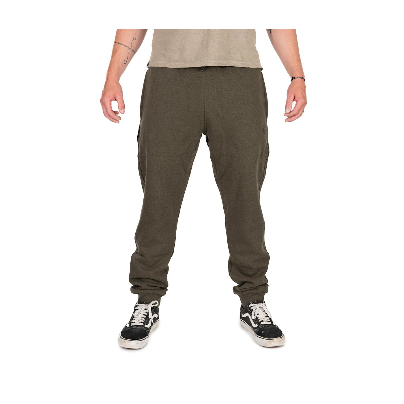 Spodnie Fox COLLECTION JOGGERS GREEN & BLACK Roz.S - Centrum wędkarskie - Sklep wędkarski Jarofishing Spodnie Fox COLLECTION JOGGERS GREEN & BLACK Roz.S - Centrum wędkarskie - Sklep wędkarski Jarofishing