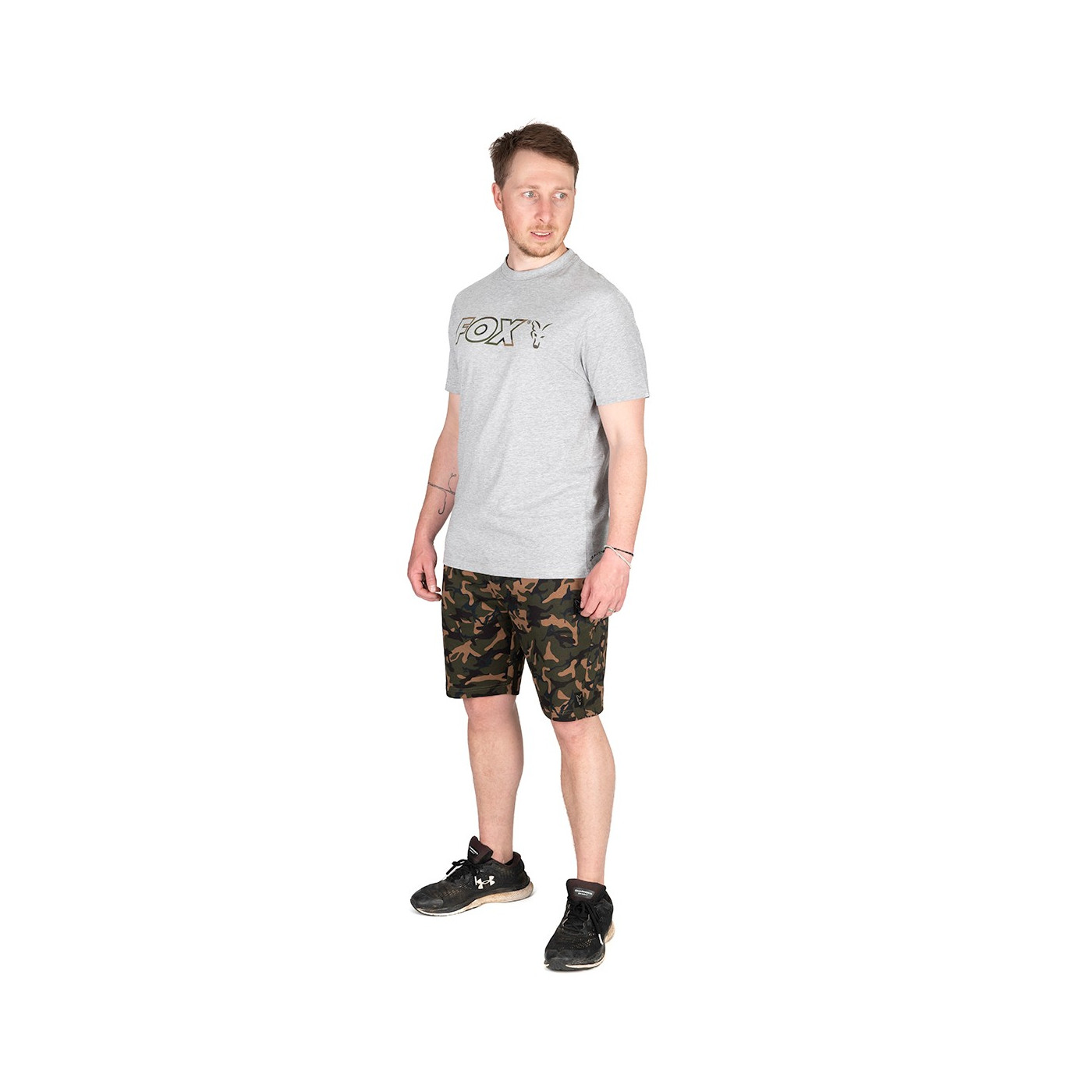 Krótkie Spodenki Fox Camo LW Jogger Short Roz.XXXL - Centrum wędkarskie - Sklep wędkarski Jarofishing