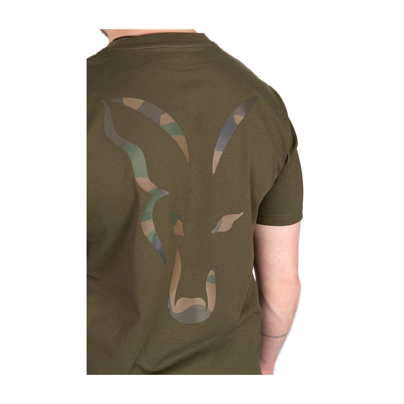 Koszulka Fox Khaki Large Print T Roz. M - Centrum wędkarskie - Sklep wędkarski Jarofishing Koszulka Fox Khaki Large Print T Roz. M - Centrum wędkarskie - Sklep wędkarski Jarofishing