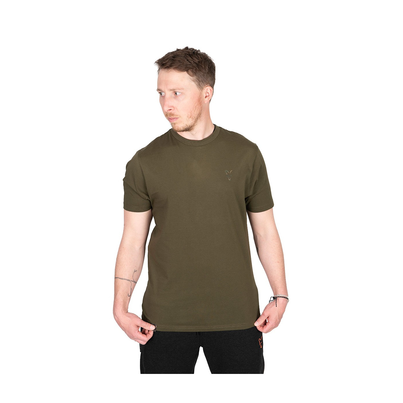 Koszulka Fox Khaki Large Print T Roz. XL - Centrum wędkarskie - Sklep wędkarski Jarofishing