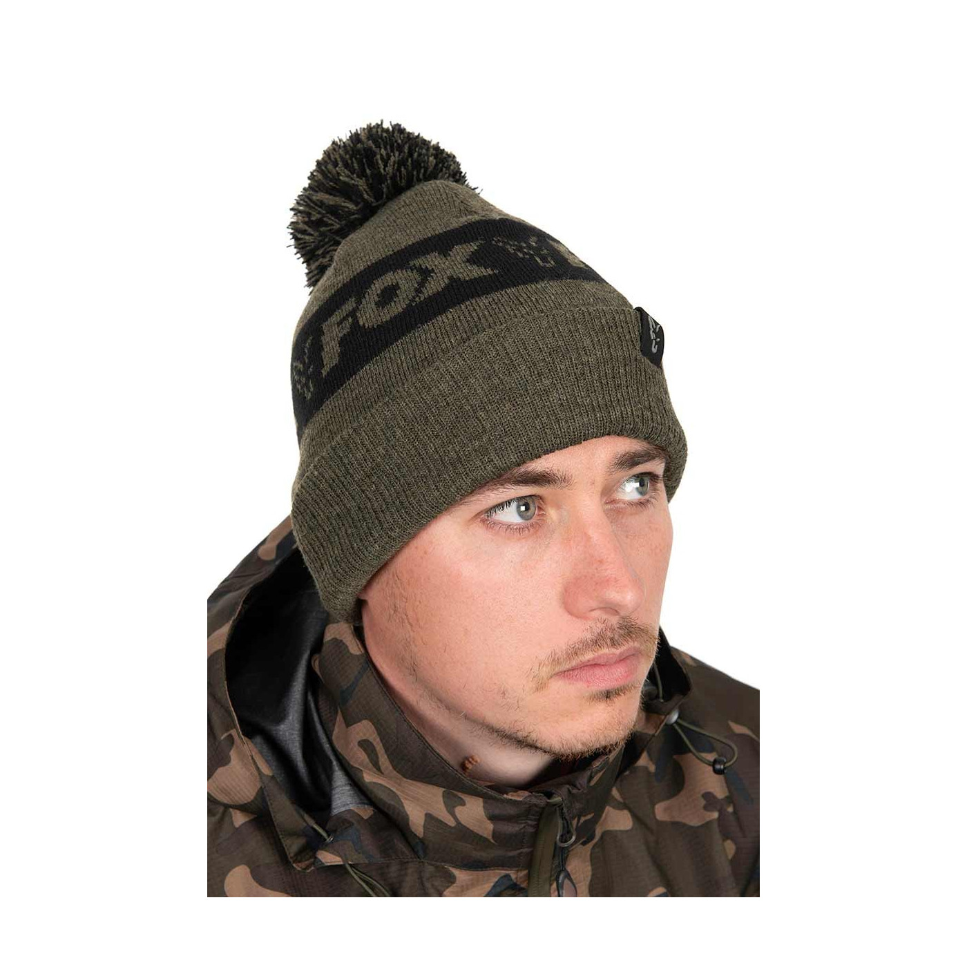 Czapka Fox Collection Bobble Hat - Green & Black - Centrum wędkarskie - Sklep wędkarski Jarofishing Czapka Fox Collection Bobble Hat - Green & Black - Centrum wędkarskie - Sklep wędkarski Jarofishing