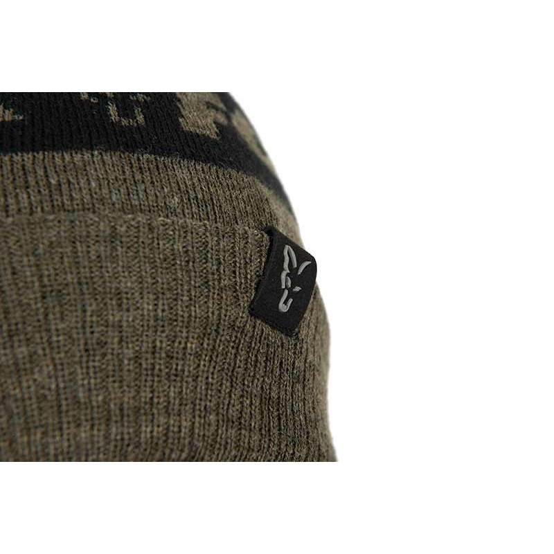 Czapka Fox Collection Bobble Hat - Green & Black - Centrum wędkarskie - Sklep wędkarski Jarofishing Czapka Fox Collection Bobble Hat - Green & Black - Centrum wędkarskie - Sklep wędkarski Jarofishing