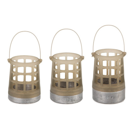 Plastikowy Koszyk Zanętowy Matrix Plastic Bottom Weighted Feeders - Medium / 40g - Centrum wędkarskie - Sklep wędkarski Jarofish