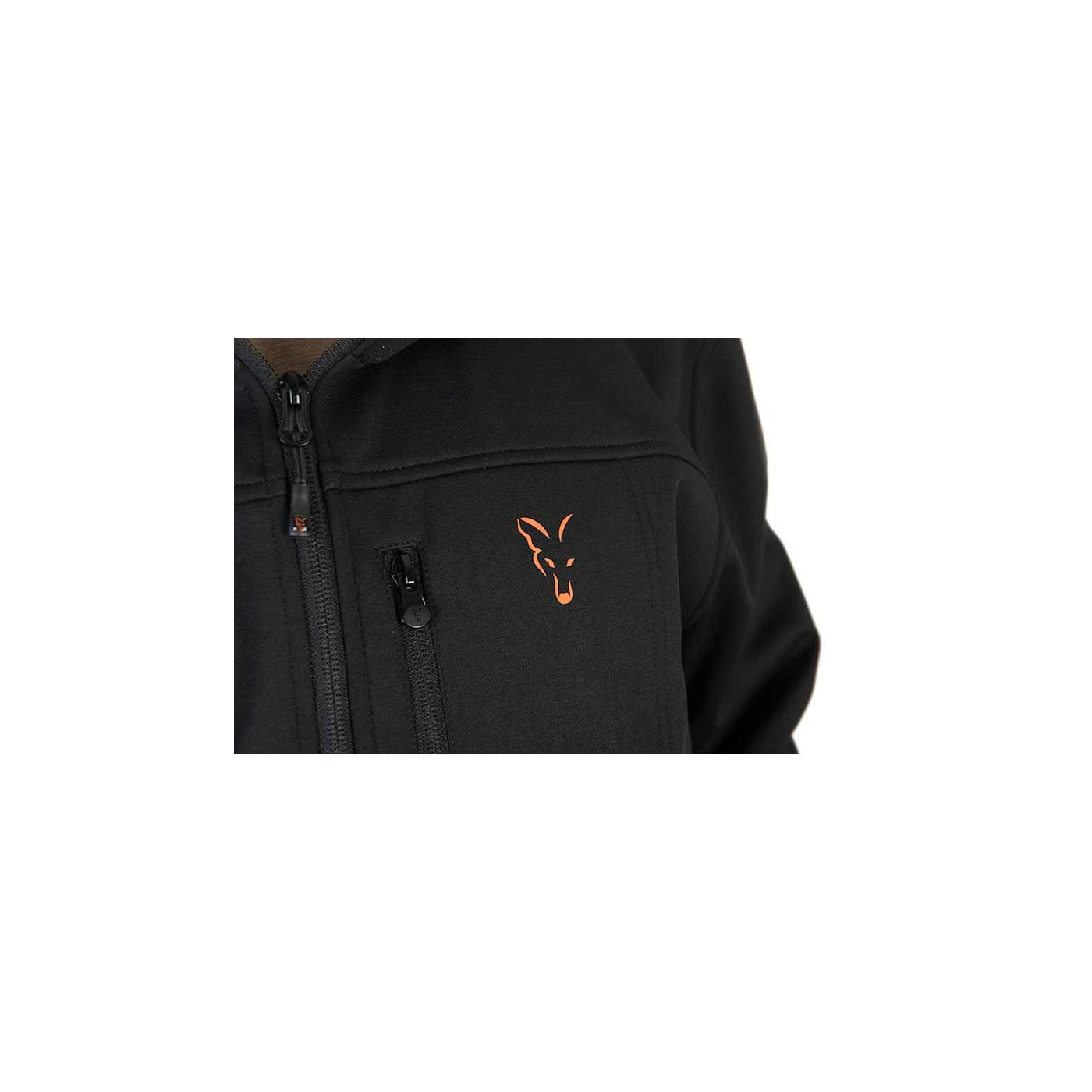 Kurtka Fox Soft Shell Jacket Black & Orange - roz. XL - Centrum wędkarskie - Sklep wędkarski Jarofishing Kurtka Fox Soft Shell Jacket Black & Orange - roz. XL - Centrum wędkarskie - Sklep wędkarski Jarofishing