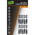 Łącznik Fox Edges Essentials Rig Link & Tungsten Sleeve - Centrum wędkarskie - Sklep wędkarski Jarofishing
