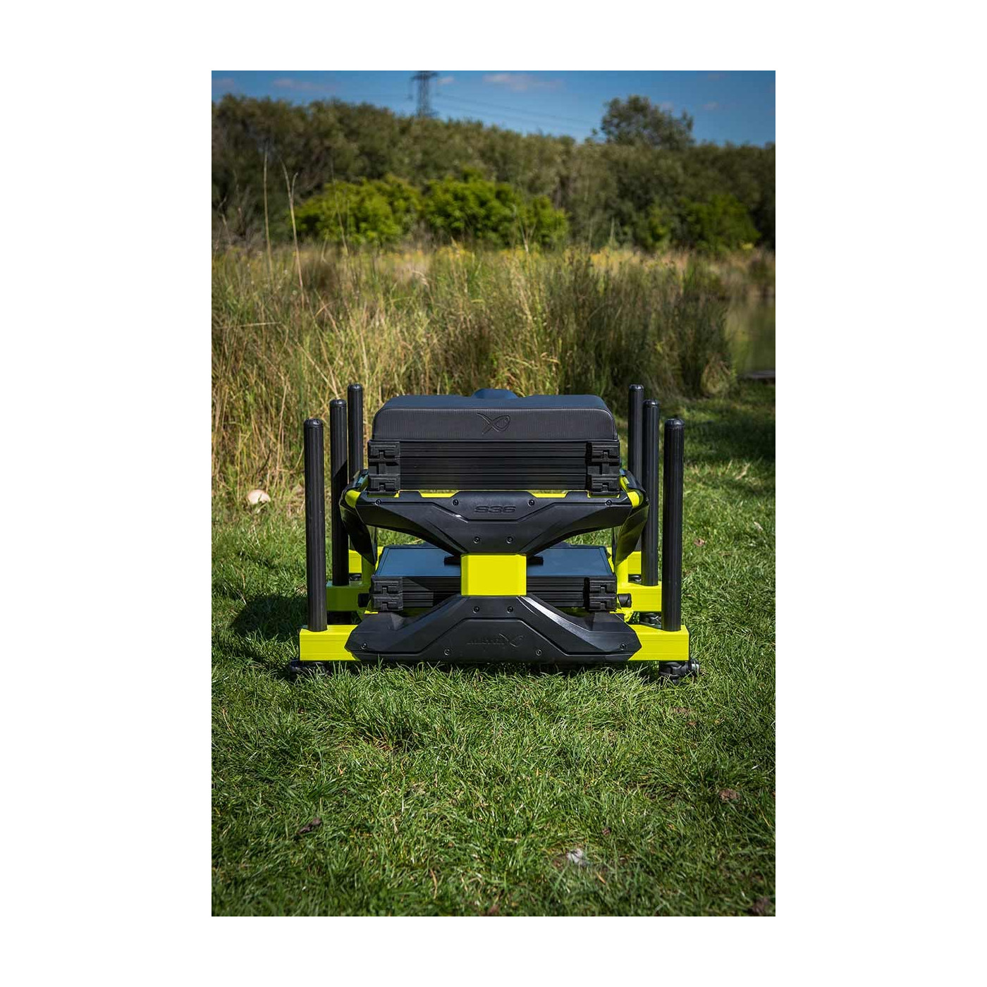 Kosz Matrix S36 Seatbox Pro Lime - Centrum wędkarskie - Sklep wędkarski Jarofishing