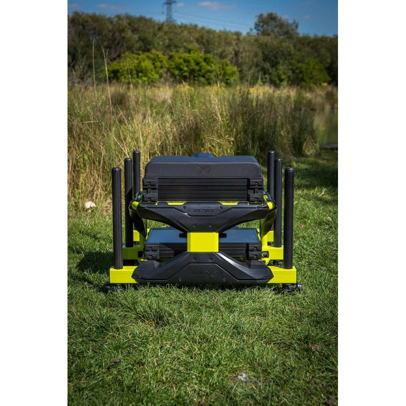 Kosz Matrix S36 Seatbox Pro Lime - Centrum wędkarskie - Sklep wędkarski Jarofishing