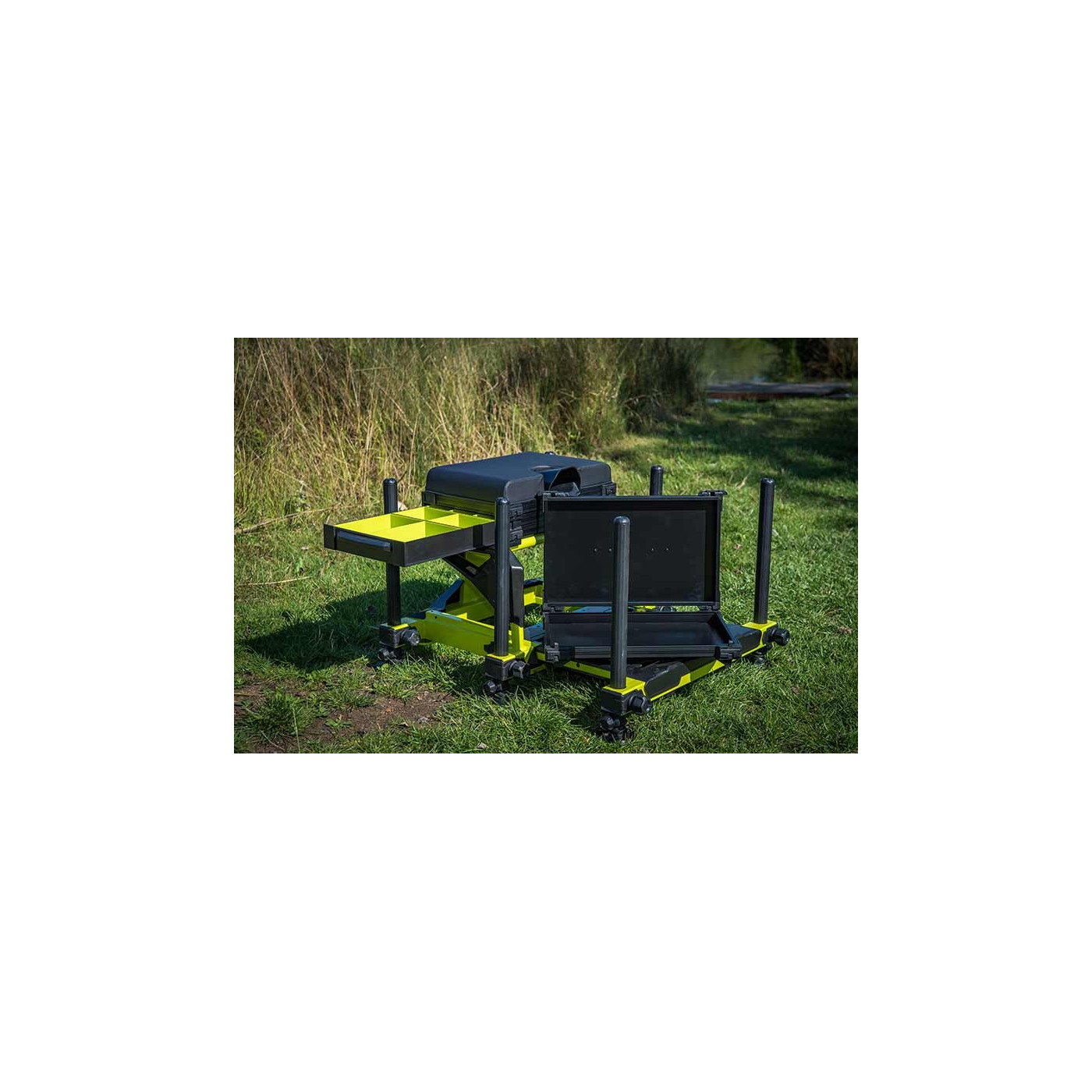 Kosz Matrix S36 Seatbox Pro Lime - Centrum wędkarskie - Sklep wędkarski Jarofishing