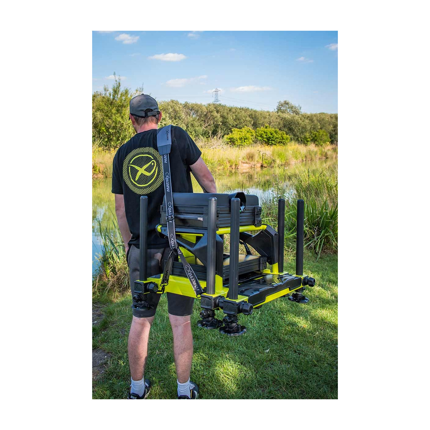 Kosz Matrix S36 Seatbox Pro Lime - Centrum wędkarskie - Sklep wędkarski Jarofishing