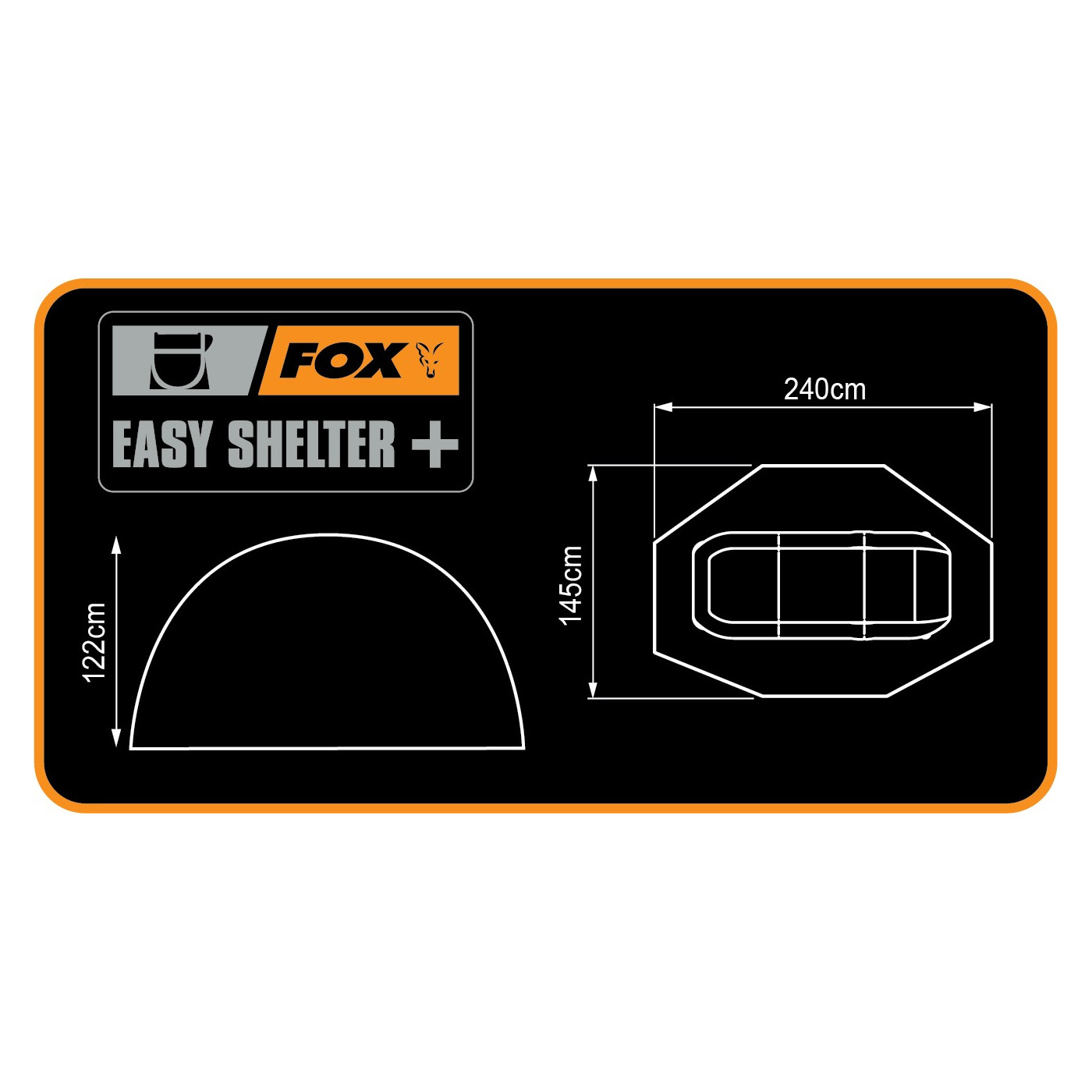 Namiot Fox Easy Shelter+ - Centrum wędkarskie - Sklep wędkarski Jarofishing