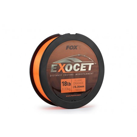 Żyłka Fox Exocet Fluoro Orange Mono 1000m / 0,26mm